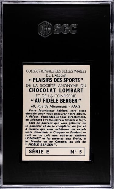 Chocolat Lombart Sports Basket Ball Chromo