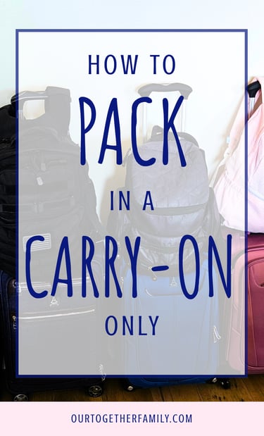 carry on bags packed for 3 weeks in europe with a family of 4