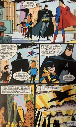 Superman Adventures - Bat Family...and One Colorful Outsider