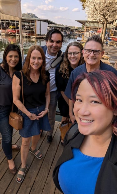 Francisco with his cohort from Leadership Austin
