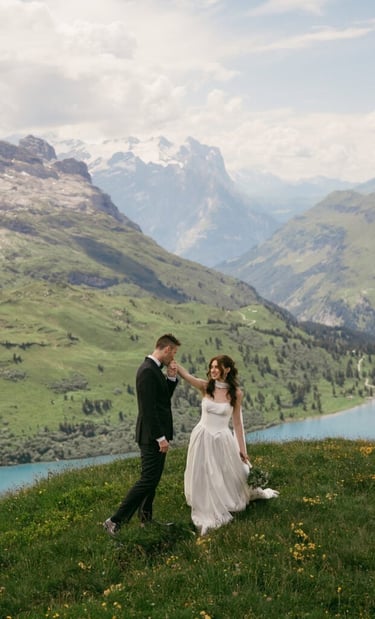 Scenic wedding