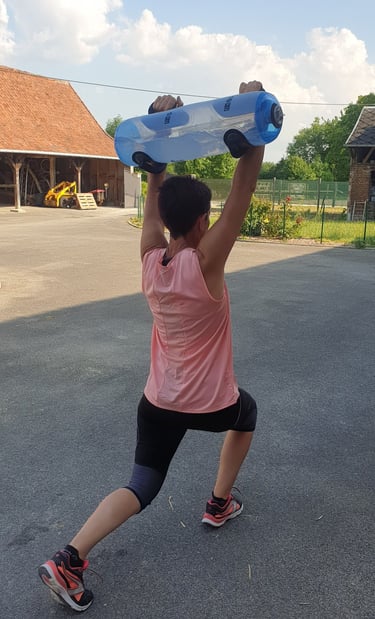 femme fentes avant aquafitbag