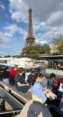 Take in the iconic landmarks of Paris on a leisurely Seine River cruise. .