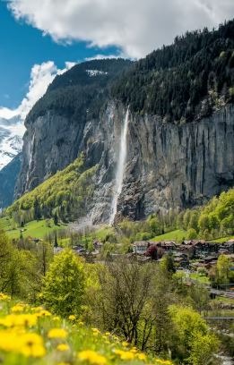 Journey through the beautiful countryside of Bernese Oberland, Switzerland.