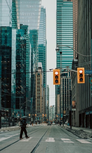 Toronto, downtown, photography, buildings, street