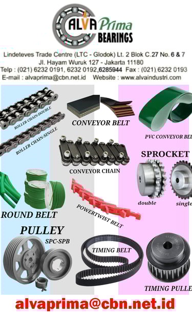 Jual Continental Conveyor Belt, Jual Tsubaki Coupling, Jual Rexnord Coupling