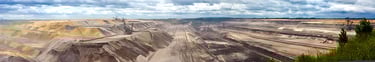 Photo de la mine de Garzweiller en Allemagne