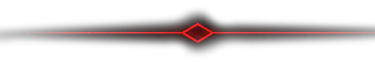 Red glowing horizontal line divider with a central neon diamond shape on a black background.