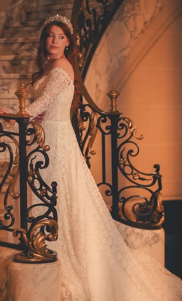 elegant wedding dress brussels