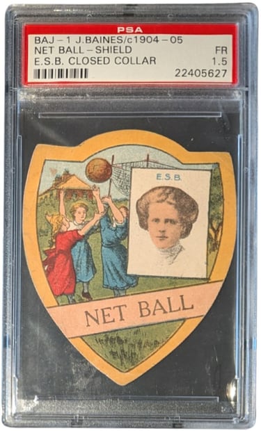 Baines Company Trade Cards Net Ball Shield 1904 1905
