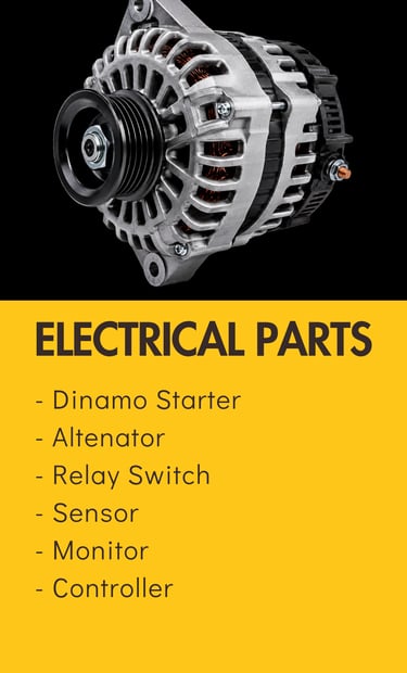Sparepart Mesin untuk alat berat, kapal, genset dan forklift