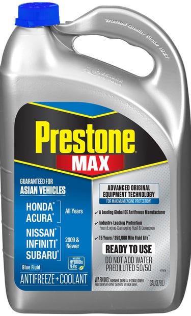 Prestone® MAX Asian Vehicles (Blue) Antifreeze+Coolant