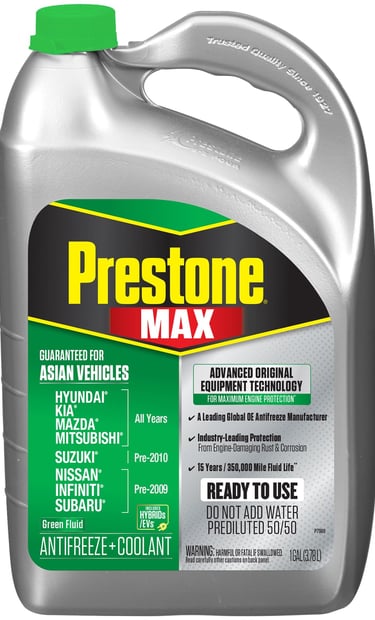 Prestone® MAX Asian Vehicles (Green) Antifreeze+Coolant