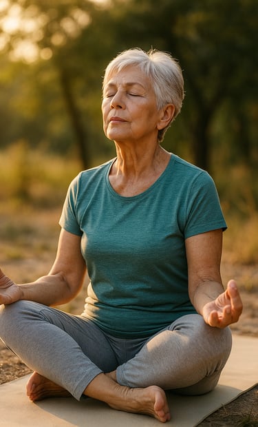 respiration bien-être senior cohérence cardiaque santé naturelle relaxation anti-stress vitalité som