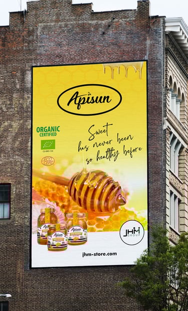 Imagen de diseño de un cartel de publicidad