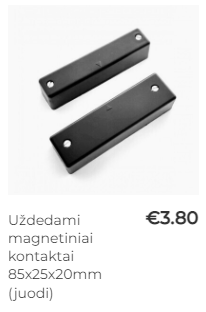 Uždedami magnetiniai kontaktai 85x25x20mm