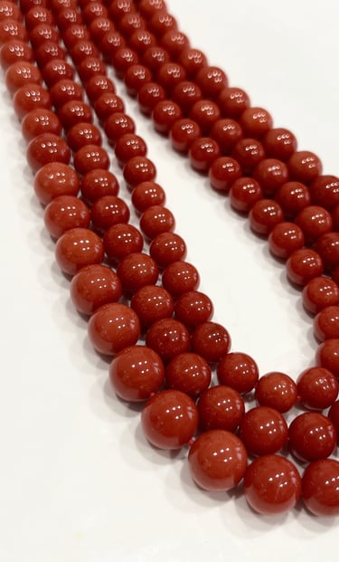 coral beads
