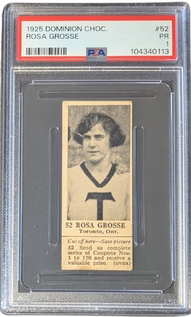 Rosa Grosse Basketball Canadian Dominion Card 1925