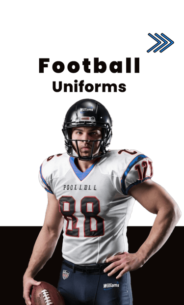 a man in a football uniform holding a football ball