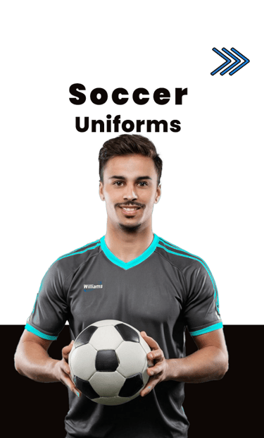 a man in a soccer uniform holding a soccer ball