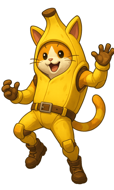 a cat in a yellow costume with a yellow jacket