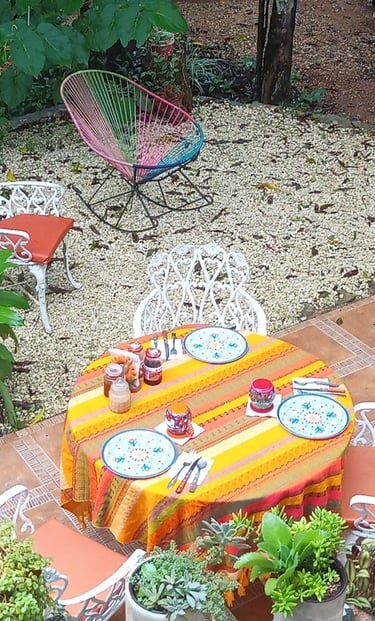 desayuno incluido en la selva maya cerca de chichen itza