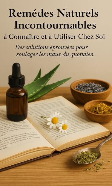 Guide premium de remèdes naturels : 55 fiches pratiques, recettes, posologie et précautions. Soulage