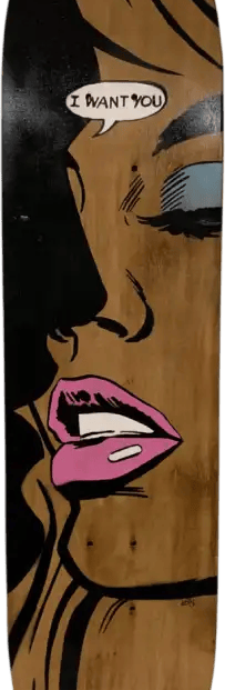Efin skateboard art