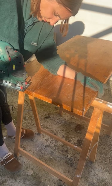 tuto diy fabriquer une table basse en bois vintage