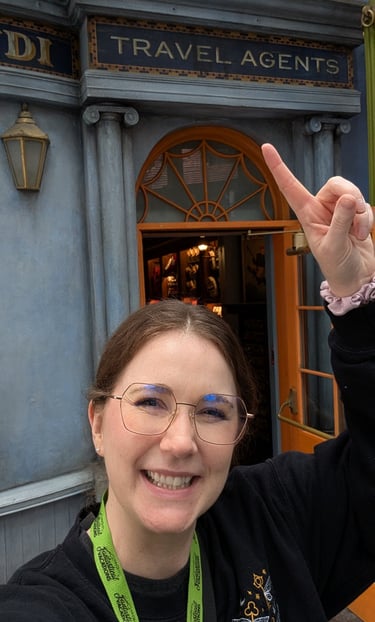 Even wizards need travel agents! At Diagon Alley in Universal Studios Florida at Universal Orlando