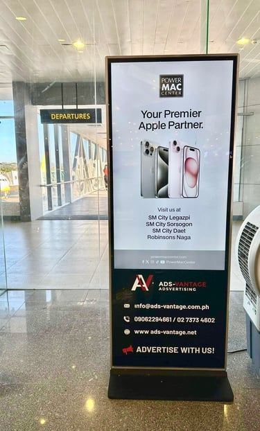 alt="airport advertising in the Philippines"