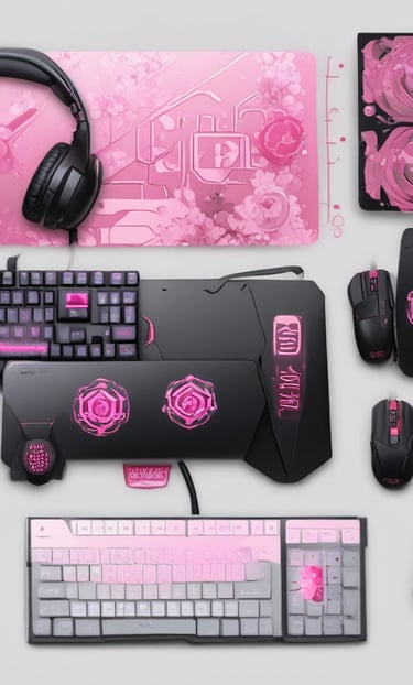 Close-up of a sleek mechanical gaming keyboard glowing with customizable RGB lighting.