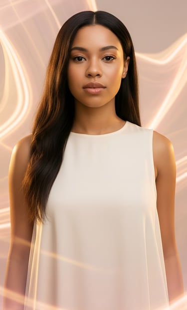 Harmany Soul portrait with digital aesthetics