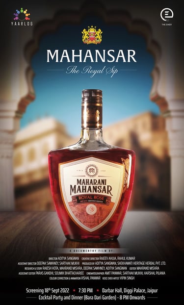 Maharani Mahansar Documentary Poster Design by Brandsthan