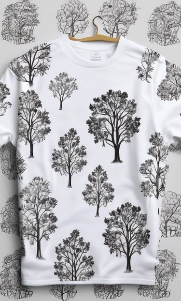 A vibrant image showcasing custom printed t-shirts and mugs.