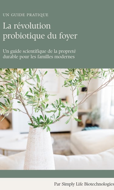 The Probiotic Home Revolution eBook cover French edition by Simply Life Biotechnologies
