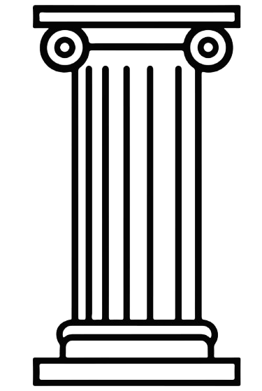 Elemento decorativo, columna corintia