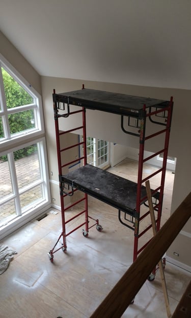 Home remodeling in Glenview by WESHORN contractor including kitchen, closets, carpentry, painting 