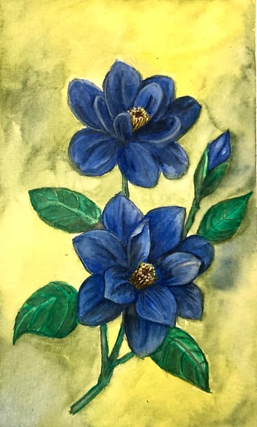 Blue flowers
