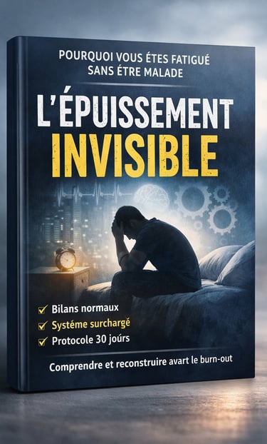 Épuisement invisible : pourquoi vos bilans sont normaux mais votre fatigue persiste. Comprendre le d