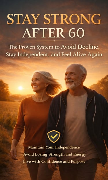 Feeling weaker after 60? Discover how to stay strong, stable, and independent with simple daily acti