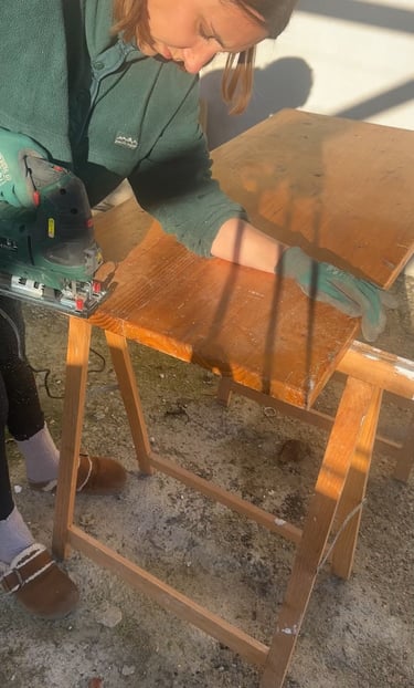 tuto diy fabriquer une table basse en bois vintage