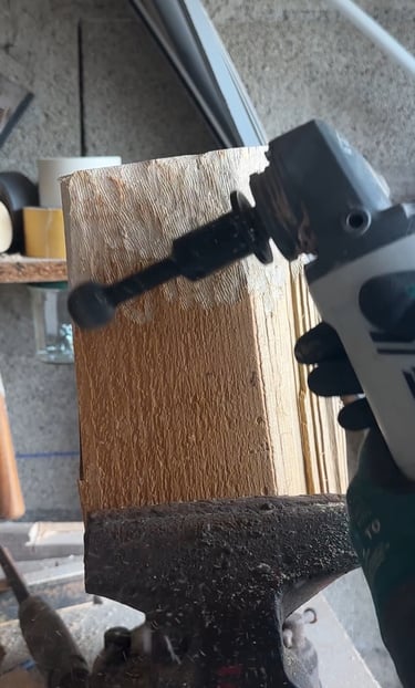 fabrication d'une table basse ancienne en bois