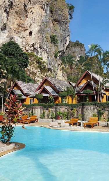 thailand krabi railay east diamond cave resort swimming pool