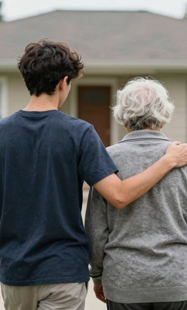 Close-up of a soft cotton shirt with a clear, stylish printed name and emergency contact info.