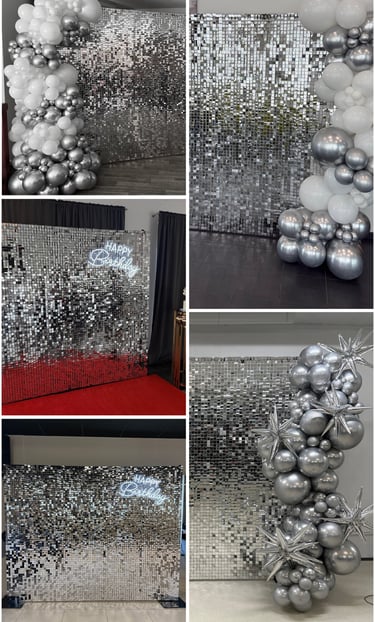 Sidabrinė foto siena, sidabrine foto sienele, foto sieneles nuoma, foto siena nuoma vilnius, foto