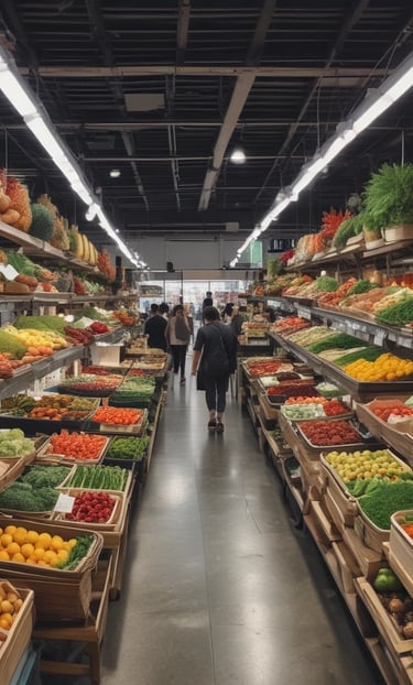 modern asian markets with asian foods