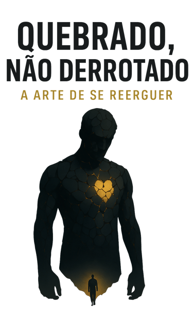 Capa do e-book Quebrado, Não Derrotado — guia de reconstrução emocional
