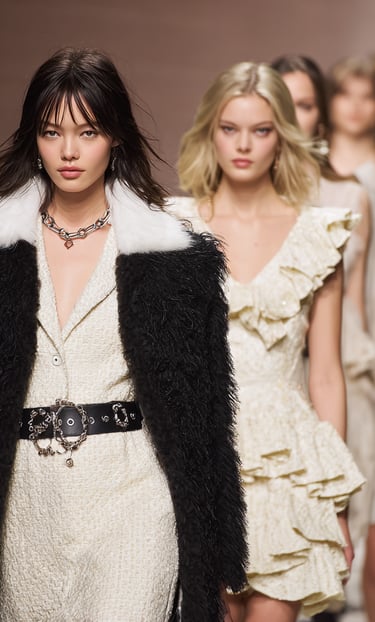 editorial hair and makeup inspired by New York Fashion Week