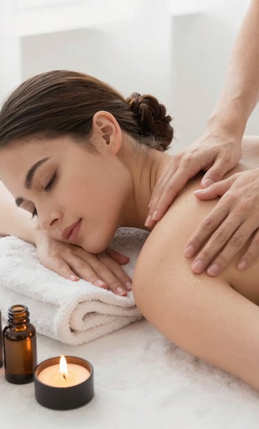 A serene display of amethyst, rose quartz, and citrine crystals on a natural wood surface with soft morning light